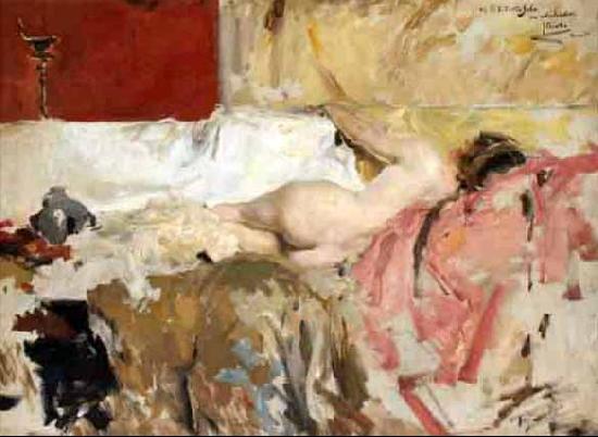 Joaquin Sorolla Female Nude oil painting picture